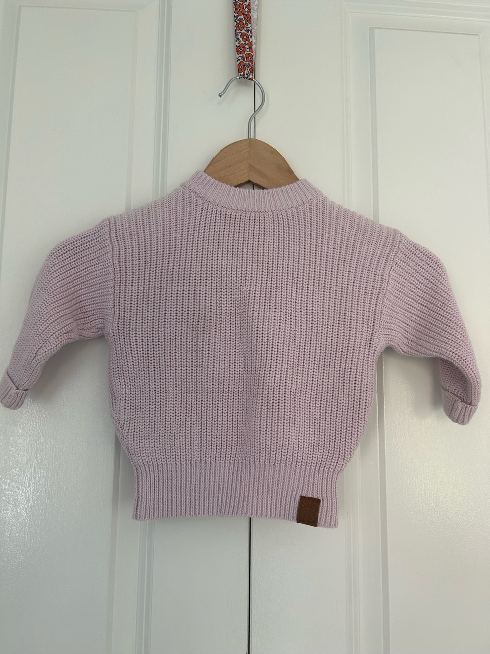 Little Bipsy Collection 18-24 months pink chunky knit sweater cotton pullover